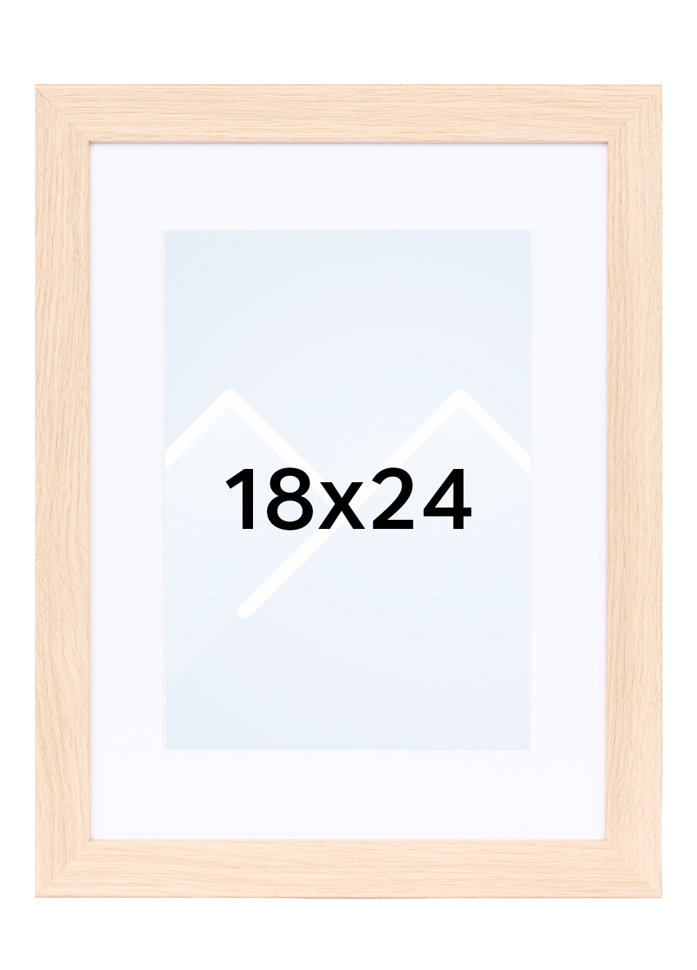 TR Reykjavik Bilderamme - Lys Eik, 13x18, 18x24