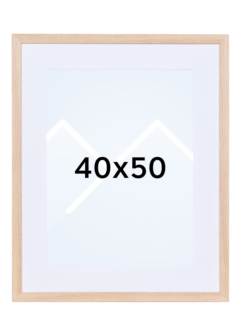 TR Reykjavik Bilderamme - Lys Eik, 30x40, 40x50