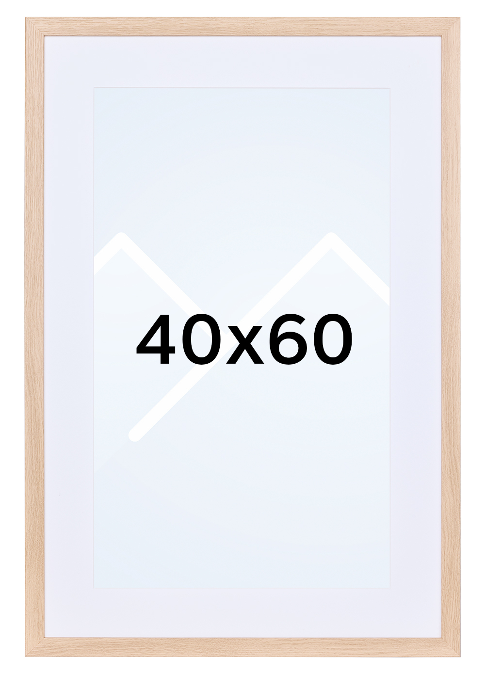 TR Reykjavik Bilderamme - Lys Eik, 30x45, 40x60