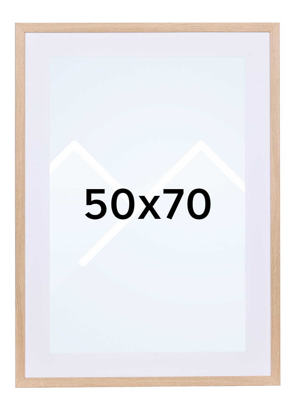 TR Reykjavik Bilderamme - Lys Eik, 40x60, 50x70