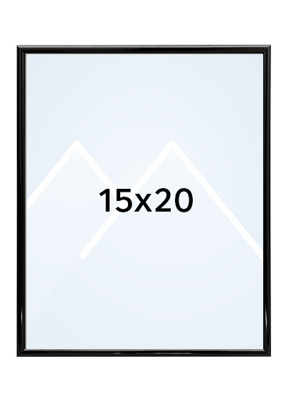 Focus Lily Bilderamme. - Svart, 15x20