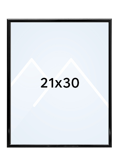 Focus Lily Bilderamme. - Svart, 21x30