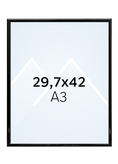 Focus Lily Bilderamme. - Svart, 29.7x42 (A3)