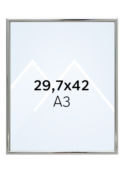 Focus Lily Bilderamme. - Sølv, 29.7x42 (A3)
