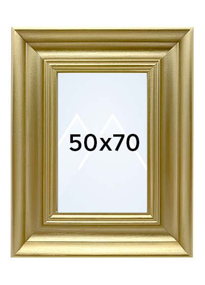 Focus Lotus Bilderamme - Gull, 50x70