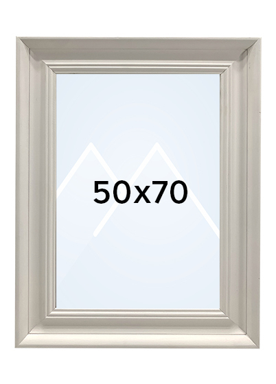 Focus Lotus Bilderamme - Hvit, 50x70