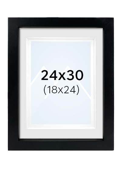 Focus Dahlia Bilderamme - Svart, 18x24, 24x30