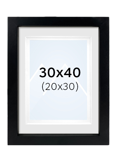 Focus Dahlia Bilderamme - Svart, 20x30, 30x40