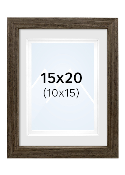 Focus Dahlia Bilderamme - Valnøtt, 10x15, 15x20