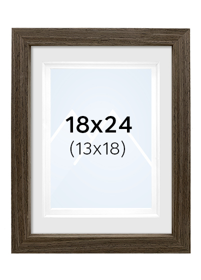 Focus Dahlia Bilderamme - Valnøtt, 13x18, 18x24