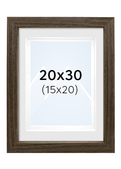 Focus Dahlia Bilderamme - Valnøtt, 15x20, 20x30