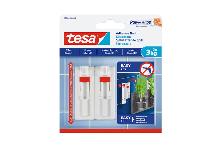 tesa Justerbar Limspiker for Fliser og Metaller 2x 3 kg tesa Justerbar Limspiker for Fliser og Metaller 2x 3 kg