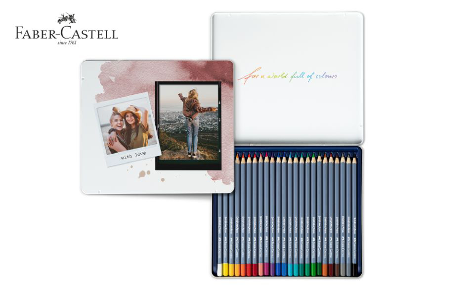 Faber-Castell akvarellblyanter i metalletui Faber-Castell akvarellblyanter i metalletui