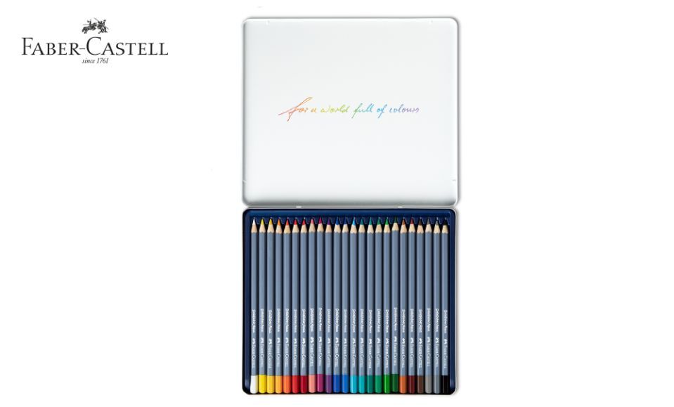 Faber-Castell akvarellblyanter i metalletui Faber-Castell akvarellblyanter i metalletui