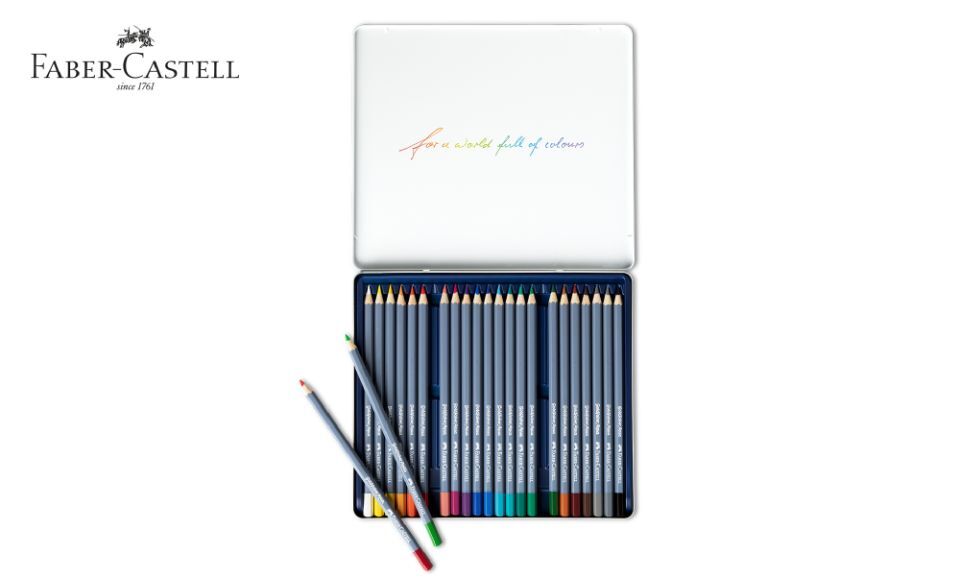 Faber-Castell akvarellblyanter i metalletui Faber-Castell akvarellblyanter i metalletui