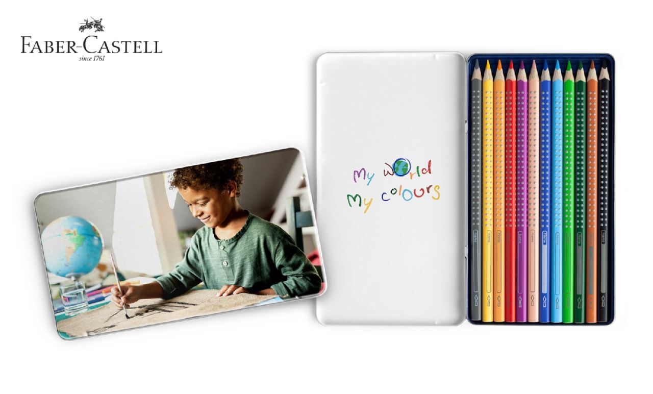 Faber-Castell fargeblyanter i metalletui Faber-Castell fargeblyanter i metalletui