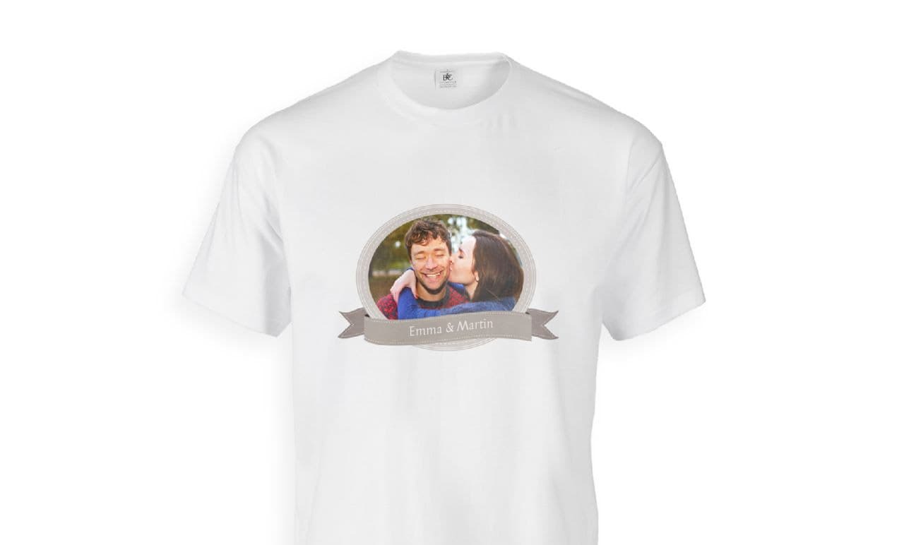 T skjorte med trykk av egne bilder Design nå | CEWE Japan Bestill Dåp T skjorter på nett | Spreadshirt
