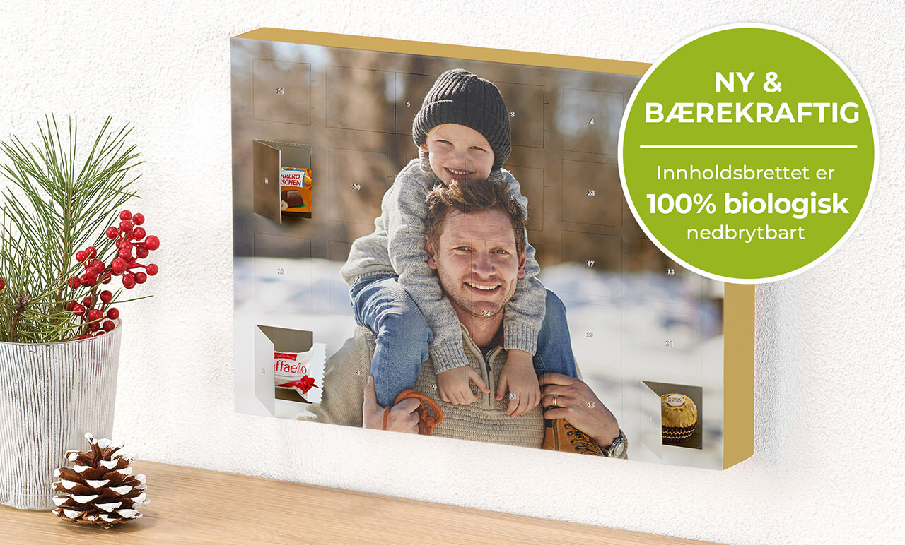 Adventskalender med Ferrero sjokolade Adventskalender med Ferrero sjokolade