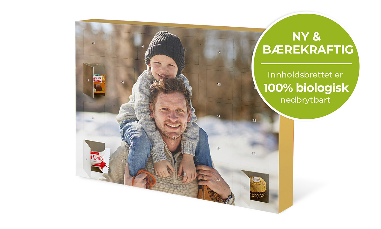 Adventskalender med Ferrero sjokolade Adventskalender med Ferrero sjokolade
