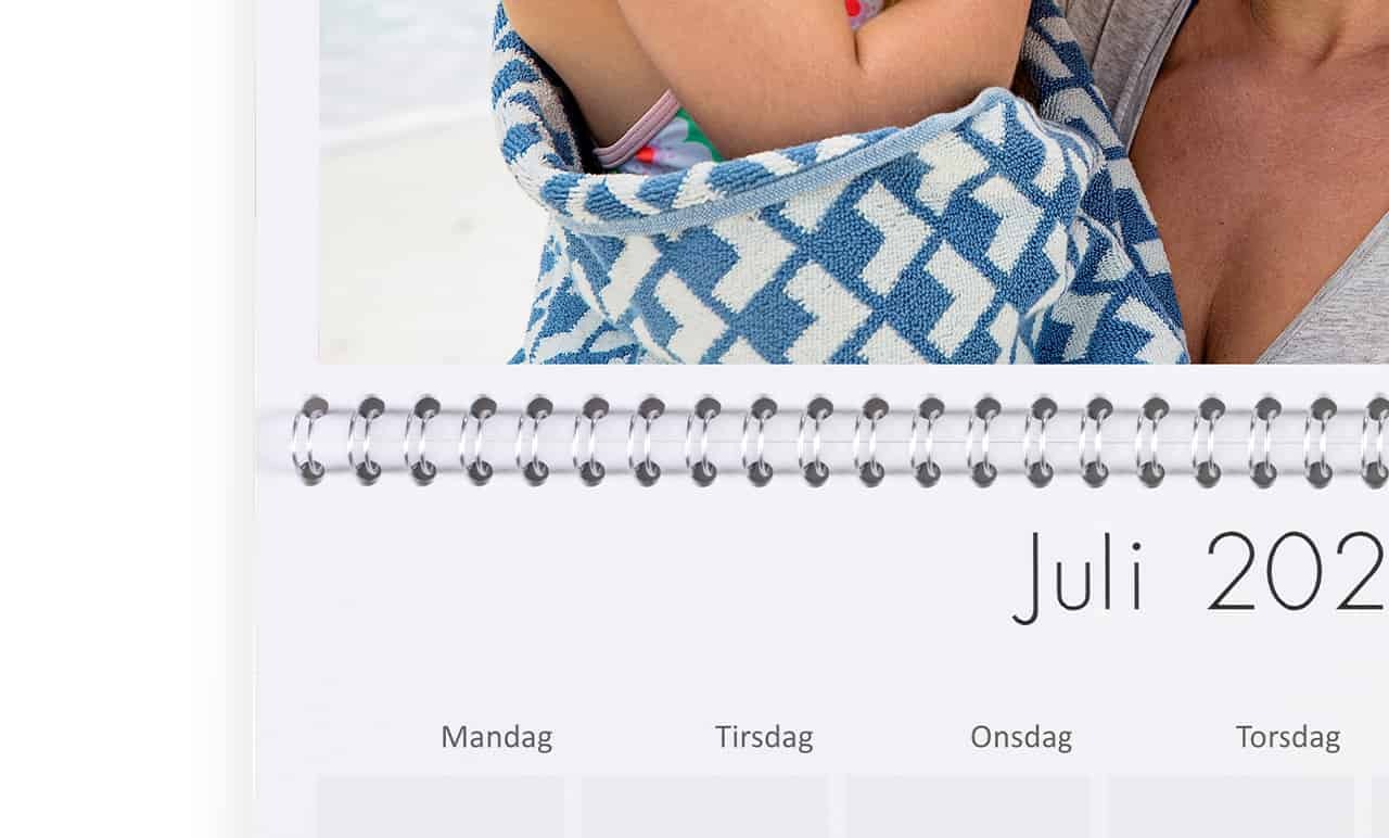 Tosidet veggkalender Tosidet veggkalender
