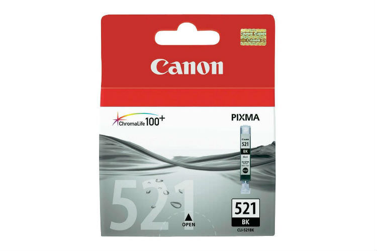 Canon CLI-521 BK Bläck Svart